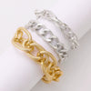 Wholesale Women's Multilayer Retro Alloy Geometric Bracelet With Electroplating