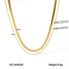 Wholesale Women's Multilayer Stainless Steel Geometric Twist Chain Necklace With Electroplating