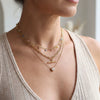 Wholesale Women's Multilayered Gold Necklace With Heartshaped Zircon Pendant Highend Jewelry