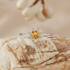 Wholesale Women's Natural Amethyst Citrine Colorful Gemstone Geometric Crystal S925 Sterling Silver Light Luxury Earring Set Jewelry