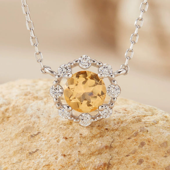Wholesale Women's Natural Amethyst Citrine Colorful Gemstone Geometric Crystal S925 Sterling Silver Light Luxury Earring Set Jewelry