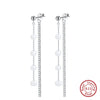 Wholesale Women's Natural Baroque Freshwater Pearl 925 Sterling Silver Geometric Earrings