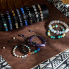 Wholesale Women's Natural Crystal 925 Silver Geometric Beads Bracelet With Dopamine Design And Handcrafted Style