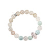 Wholesale Women's Natural Crystal 925 Silver Geometric Beads Bracelet With Dopamine Design And Handcrafted Style