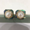 Wholesale Women's Natural Freshwater Pearl Earrings S925 Sterling Silver Needles Oblate Shape