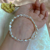Wholesale Women's Natural Freshwater Pearl Stretch Bracelet With Elastic Cord Nearly Round Shape Simple Style