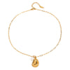 Wholesale Women's Natural Geometric Stainless Steel And Titanium Steel Pearl Hat Pendant Necklace With Electroplating And Snake Bone Chain