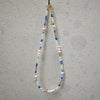 Wholesale Women's Natural Pearl And Organic Glass Geometric Beaded Clavicle Chain Hand Knitted In Ins Style