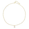 Wholesale Women's Natural Stone And Stainless Steel Geometric Vintage Handbeaded Clavicle Chain Necklace With Brass Star Pendant And Electroplating