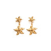 Wholesale Women's Natural Style Stainless Steel Jewelry With Starfish Embossed Design And Electroplating Process