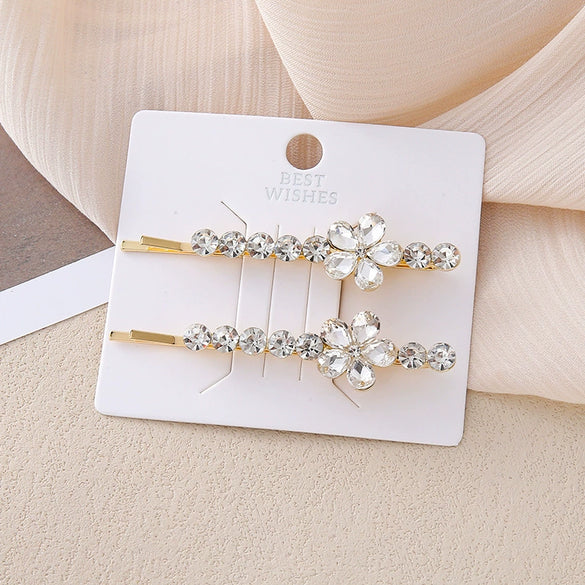 Wholesale Women's Natural Style Zinc Alloy Flower Hairpin Allmatch Retro Clip