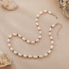 Wholesale Women's Natural Tourmaline Freshwater Pearl S925 Sterling Silver Handmade Beaded Necklace