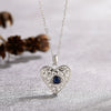 Wholesale Women's Necklace 925 Sterling Silver Heartshaped With Natural Sapphire Moonstone Garnet Pearl Geometric Design