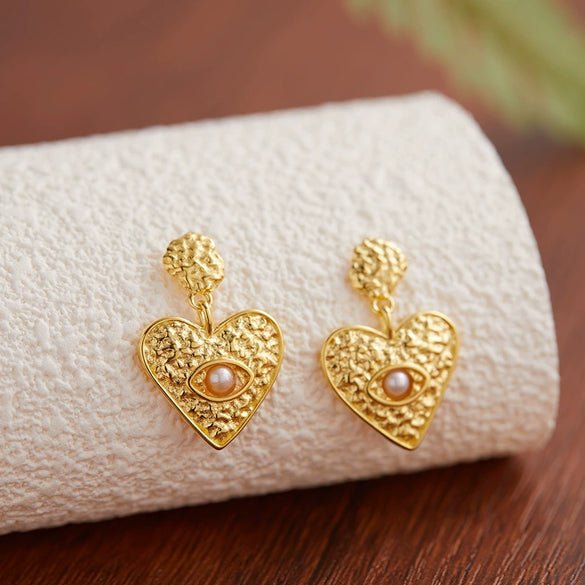 Wholesale Women's Necklace 925 Sterling Silver Heartshaped With Natural Sapphire Moonstone Garnet Pearl Geometric Design