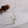 Wholesale Women's Necklace 925 Sterling Silver Heartshaped With Natural Sapphire Moonstone Garnet Pearl Geometric Design