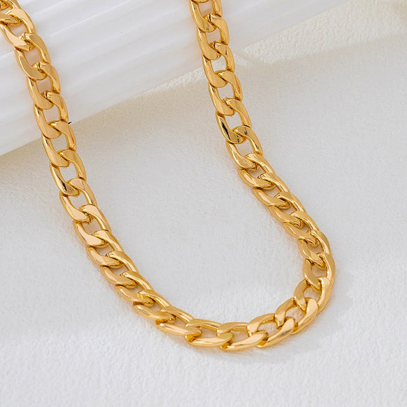 Wholesale Women's Necklace Zinc Alloy Electroplated Flowers Shape Regular Chain Sweet And Cool Style Jewelry