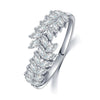 Wholesale Women's Niche Design Copper Gold Plated Flower Ring