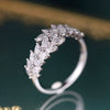 Wholesale Women's Niche Design Copper Gold Plated Flower Ring