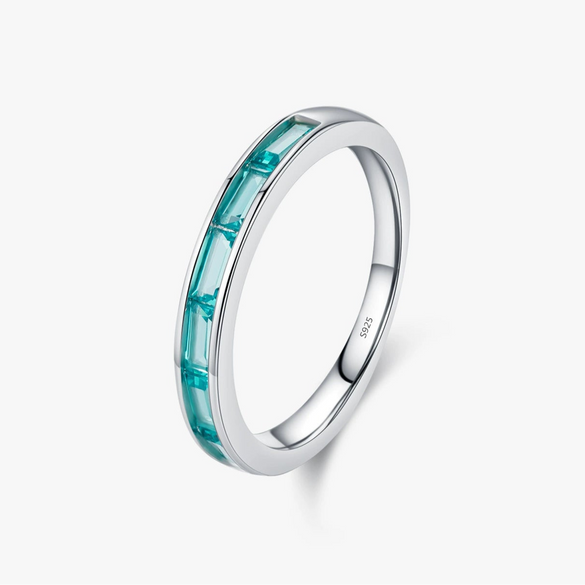 Wholesale Women's Niche Design S925 Sterling Silver Geometric Diamond Inlaid Ring