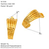 Wholesale Women's Niche Geometric Electroplated Titanium Steel Earrings