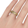 Wholesale Women's Niche Geometric Heart Crown Copper Ring With Electroplating Jewelry