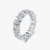 Wholesale Women's Niche Geometric 925 Sterling Silver Diamond Ring