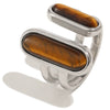 Wholesale Women's Niche Minimalist Geometric Stainless Steel 18K Goldplated Open Ring Jewelry