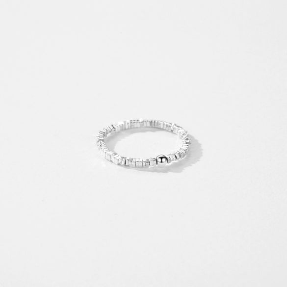 Wholesale Women's Niche S925 Sterling Silver Irregular Broken Ring With Electroplating