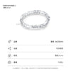 Wholesale Women's Niche S925 Sterling Silver Irregular Broken Ring With Electroplating