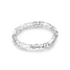 Wholesale Women's Niche S925 Sterling Silver Irregular Broken Ring With Electroplating