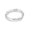 Wholesale Women's Niche S925 Sterling Silver Irregular Broken Ring With Electroplating