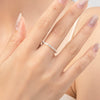 Wholesale Women's Niche S925 Sterling Silver Irregular Broken Ring With Electroplating
