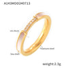 Wholesale Women's Niche Style Titanium Steel Clavicle Chain With Star Opal Pendant And Seashells Ring Quadrilateral Pattern Electroplating Treatment
