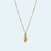 Wholesale Women's Niche Titanium Steel Electroplated Necklace With Shell And Starfish Marine Design