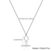 Wholesale Women's Niche Versatile Clavicle Chain Necklace S925 Sterling Silver Cross Symbol Pendant Geometric Style Electroplated