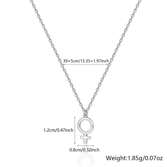 Wholesale Women's Niche Versatile Clavicle Chain Necklace S925 Sterling Silver Cross Symbol Pendant Geometric Style Electroplated