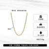 Wholesale Women's Nonfading Waterproof Vacuumplated Geometric Stainless Steel Calendering Chain Necklace