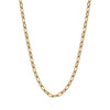 Wholesale Women's Nonfading Waterproof Vacuumplated Geometric Stainless Steel Calendering Chain Necklace