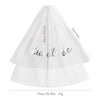 Wholesale Women's Nylon Bridal Veil Double Layer Ironed With Hair Comb