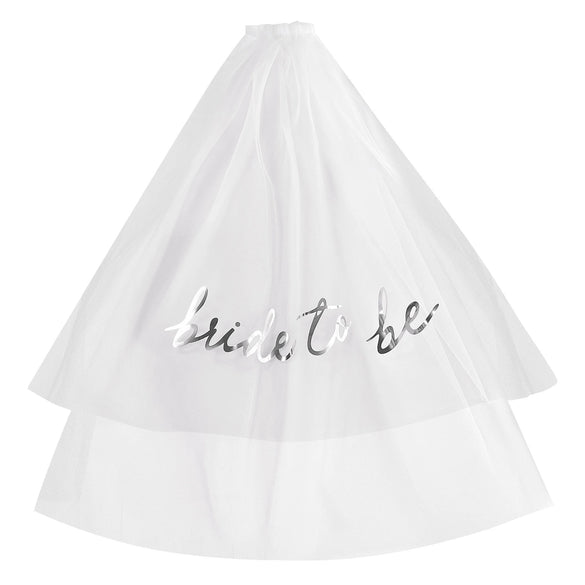 Wholesale Women's Nylon Bridal Veil Double Layer Ironed With Hair Comb