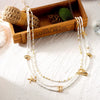 Wholesale Women's Ocean Element Waist Chain With Starfish Conch Shell Pendant Zinc Alloy Beaded Body Chain