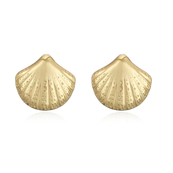 Wholesale Women's Ocean Style Copper Earrings With Animal Zodiac Pattern And Electroplating Design
