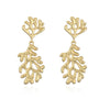 Wholesale Women's Ocean Style Copper Earrings With Animal Zodiac Pattern And Electroplating Design