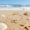 Wholesale Women's Ocean Style Starfish Shell Stainless Steel Electroplated Necklace And Bracelet Set