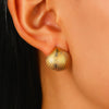 Wholesale Women's Ocean Vacation Style Exaggerated Starfish Earrings In Alloy With Electroplating