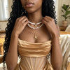 Wholesale Women's Oceanthemed Multilayer Starfish Beaded Necklace With Geometric And Animal Patterns Made Of Alloy And Electroplated