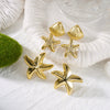 Wholesale Women's Oceanthemed Starfish Shell Multipiece Earring Set In Plastic And Steel With Electroplating And Animal Zodiac Patterns