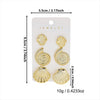 Wholesale Women's Oceanthemed Starfish Shell Multipiece Earring Set In Plastic And Steel With Electroplating And Animal Zodiac Patterns