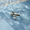 Wholesale Women's Octopus Ring S925 Sterling Silver Geometric Style Oil Treated