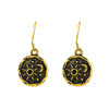 Wholesale Women's Opal Sun Earrings Alloy Geometric Electroplated
